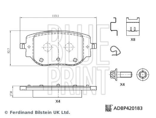Brake Pad Set, disc brake